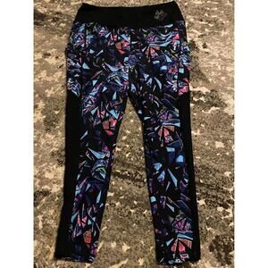 Disney Active Leggings with Colorful Geometric Print Lg